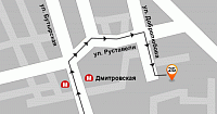 Схема проезда в АрендаАвто-тхр